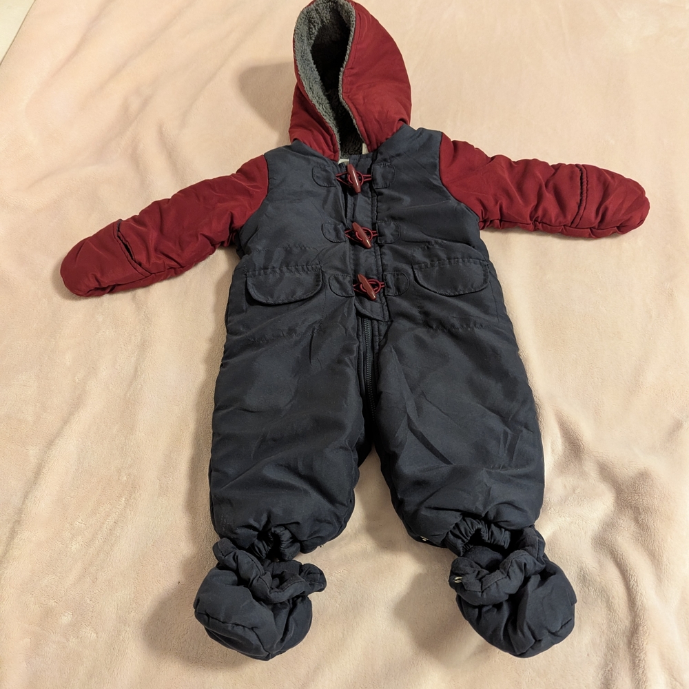Retro Baby Snow Suit 6-9 Months Purachased At Macy's Like New